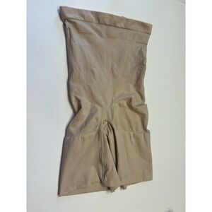 SPANX high waist girl short thigh shaper Slimmer‎ Shapewear beige Size Large